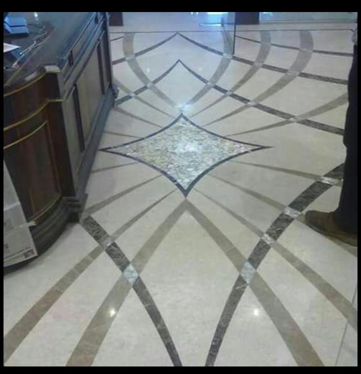 Polished marble floor by Onyx Stones